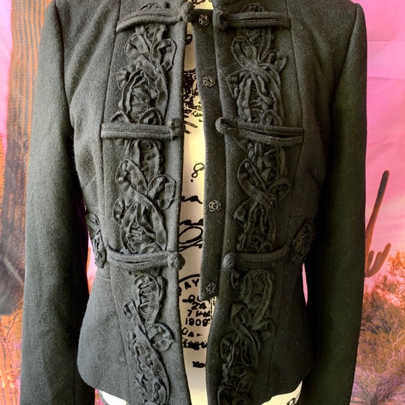 Tibi Wool Blend Military Jacket - Picture 2 of 8